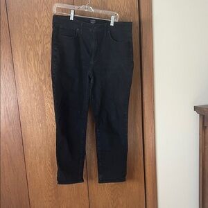 J. Crew Women's Classic Black Straight Leg Jeans